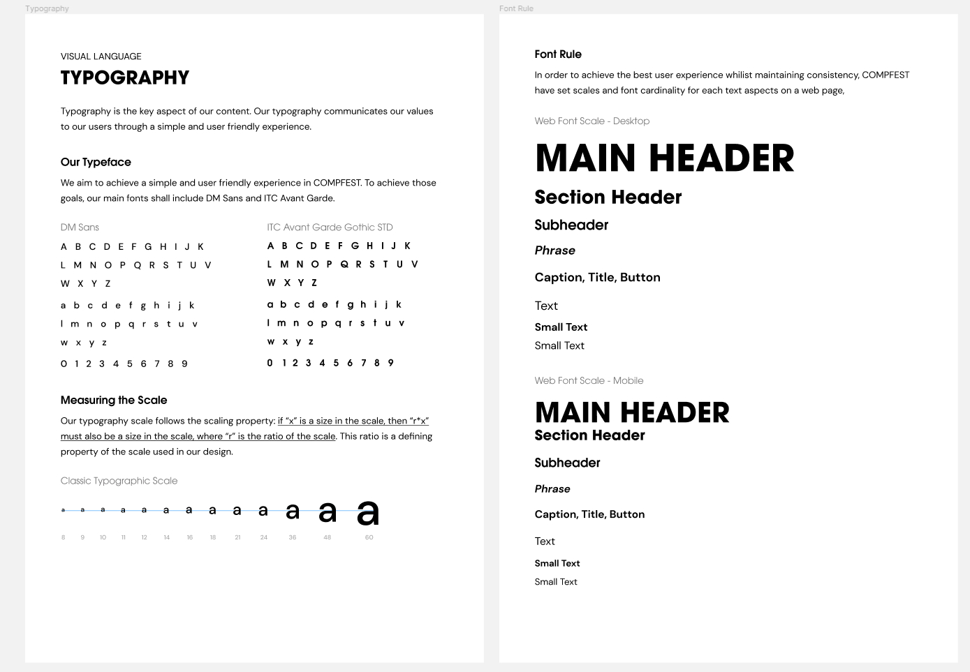 Typography and Font Rule